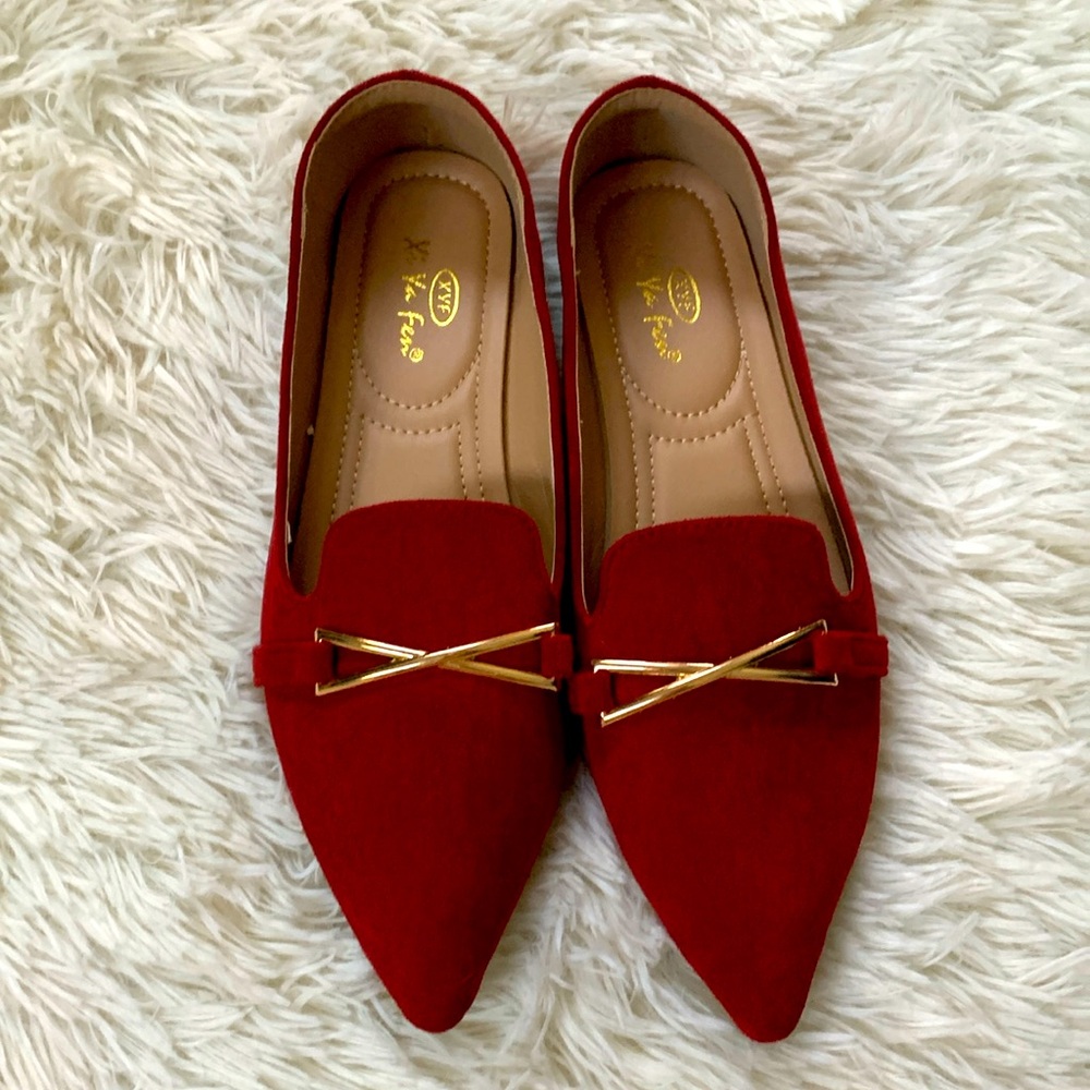 Red flats new in box